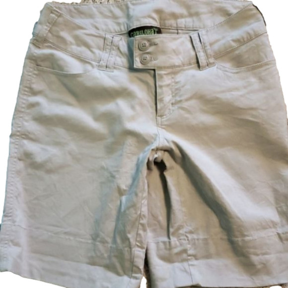 Cariloha beige khaki bamboo shorts 4 - Picture 1 of 6